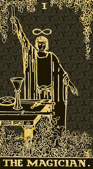 Гадальные карты Lo Scarabeo Tarot Black and Gold Edition / SP10-BLACK