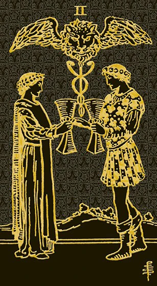 Гадальные карты Lo Scarabeo Tarot Black and Gold Edition / SP10-BLACK