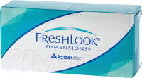 Контактная линза FreshLook Dimensions Голубая лазурь Sph-2.50 D14.5 - 