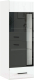 Шкаф навесной НК Мебель Gloss / 71373112 (белый/белый глянец) - 