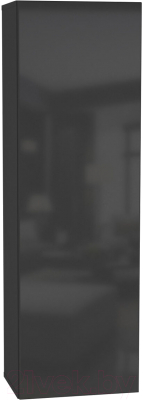 Шкаф навесной НК Мебель Point тип-20 / 71774435 (черный/черный глянец)