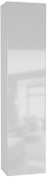 Шкаф навесной НК Мебель Point тип-40 / 71774449 (белый/белый глянец) - 