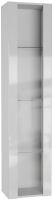 Шкаф навесной НК Мебель Point тип-41 / 71774452 (белый/белый глянец) - 