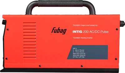 Инвертор сварочный Fubag INTIG 200 AC/DC Pulse / 31412.1Н (с горелкой)