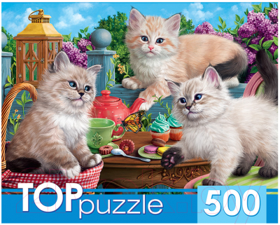 Пазл Top Puzzle Невские маскарадные котята / ХТП500-5725 (500эл)