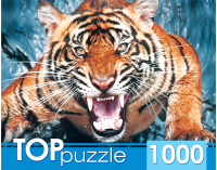 Пазл Top Puzzle Грозный тигр / ГИТП1000-2145 (1000эл) - 