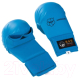 Перчатки для карате Tokaido Karate Mitts Without Thumb / TOK-KM-01-WKF/PK-3 (L, синий) - 