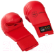 Перчатки для карате Tokaido Karate Mitts Without Thumb / TOK-KM-01-WKF/PK-3 (L, красный) - 
