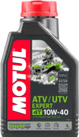 Моторное масло Motul ATV-UTV Expert 4T 10W40 / 105938 (1л) - 