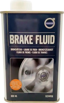 Тормозная жидкость Volvo Brake Fluid DOT-4 / 32214958 (800мл) - 