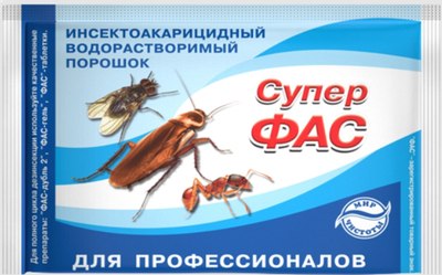 

Порошок от насекомых, Супер-Фас водорастворимый