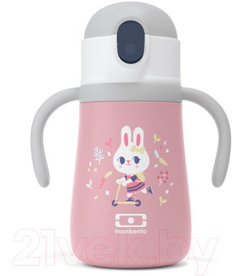 Термос для напитков Monbento MB Stram Bunny / 37224011 (розовый)