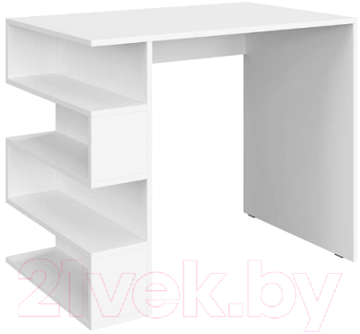 Письменный стол НК Мебель Stern Т-12 / 72674939 (16мм,белый)