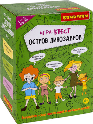 

Настольная игра, Квест Остров динозавров / ВВ5141