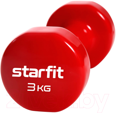 Гантель Starfit DB-101 (3кг, красный)