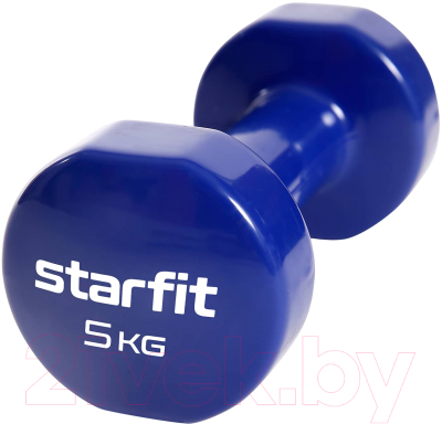 Гантель Starfit DB-101 (5кг, темно-синий)