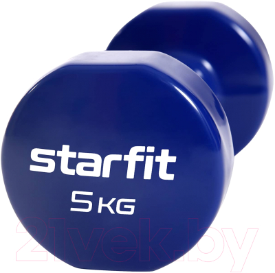 Гантель Starfit DB-101 (5кг, темно-синий)