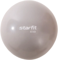 Медицинбол Starfit GB-703 (6кг, тепло-серый пастель) - 