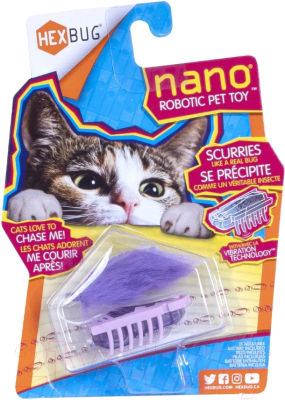 Игрушка для кошек Hexbug Нано Той / 480-3030 (фиолетовый)
