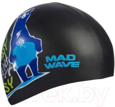 Шапочка для плавания Mad Wave Smart Assy (черный)