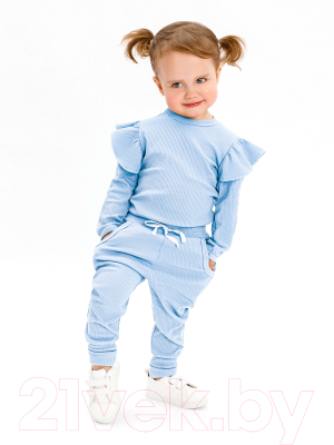 Комплект одежды для малышей Amarobaby Fashion / AB-OD21-FS2/19-62 (голубой, р. 62)