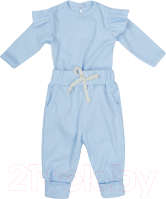 Комбинезон для малышей Amarobaby Fashion / AB-OD21-FS2/19-68 (голубой, р. 68)