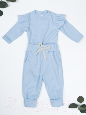 Комбинезон для малышей Amarobaby Fashion / AB-OD21-FS2/19-68 (голубой, р. 68)