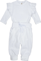 Комплект одежды для малышей Amarobaby Fashion / AB-OD21-FS2/33-74 (молочный, р. 74) - 