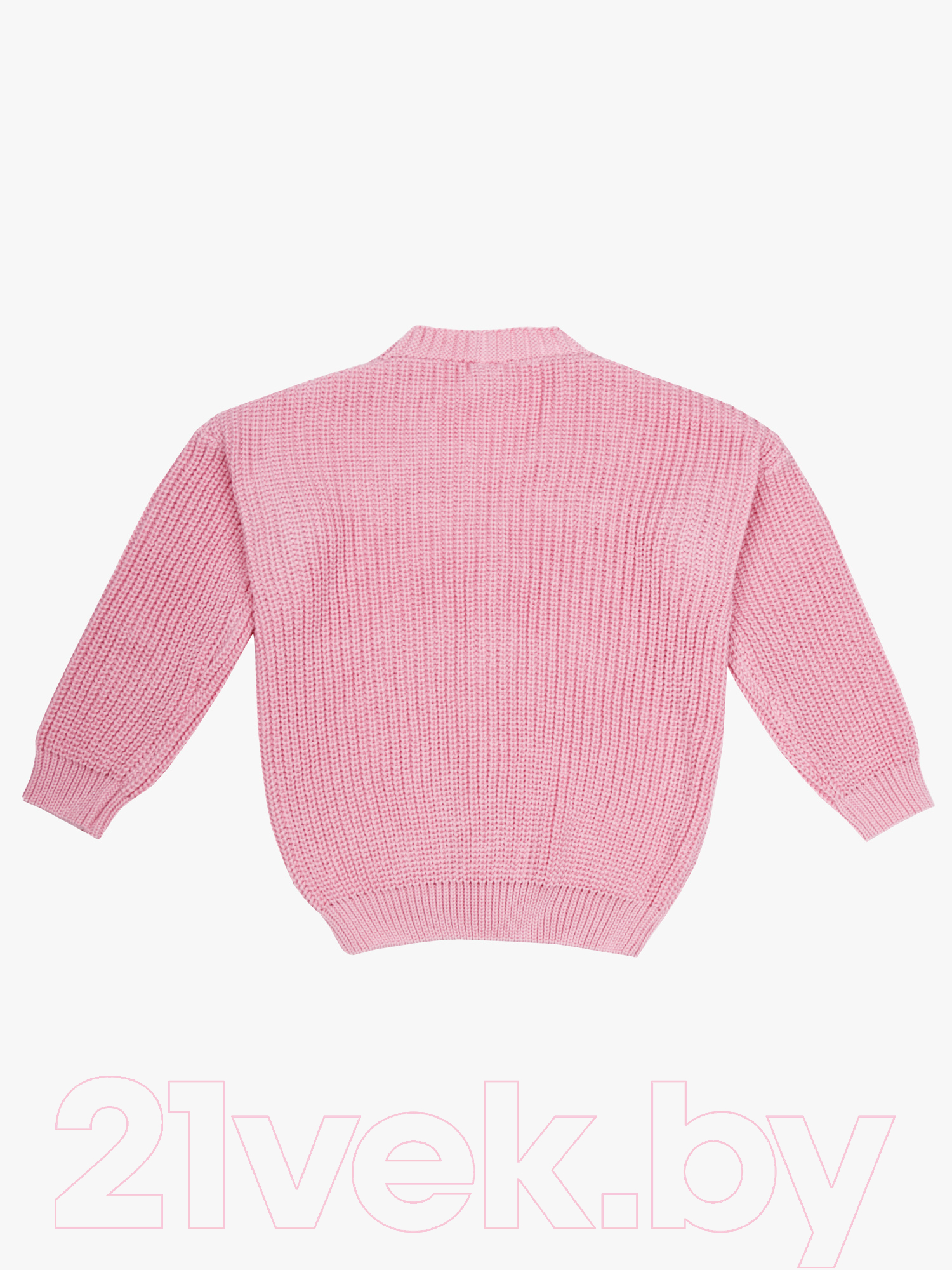 Кардиган детский Amarobaby Knit / AB-OD21-KNIT19/06-104 (розовый, р. 104) — фото 2