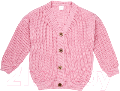 Кардиган детский Amarobaby Knit / AB-OD21-KNIT19/06-122 (розовый, р. 122)