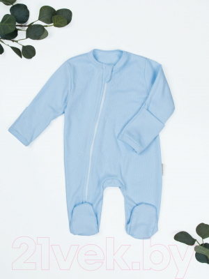 Комбинезон для малышей Amarobaby Fashion / AB-OD21-FS3/19-62 (голубой, р. 62)