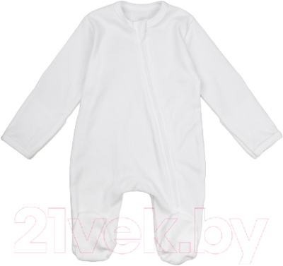 Комбинезон для малышей Amarobaby Fashion / AB-OD21-FS3/33-68 (молочный, р. 68)