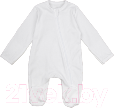 Комбинезон для малышей Amarobaby Fashion / AB-OD21-FS3/33-74 (молочный, р. 74)
