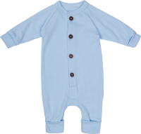 Комбинезон для малышей Amarobaby Fashion / AB-OD21-FS5/19-56 (голубой, р. 56) - 