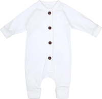 Комбинезон для малышей Amarobaby Fashion / AB-OD21-FS5/33-56 (молочный, р. 56) - 