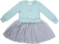 Платье детское Amarobaby Little Miss / AB-OD21-LM23/19-110 (голубой, р. 110) - 