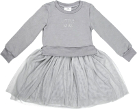 Платье детское Amarobaby Little Miss / AB-OD21-LM23/11-116 (серый, р. 116) - 
