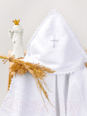 Крестильное полотенце Amarobaby Little Angel Dream / AMARO-54LA-DB (белый)