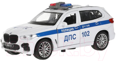 Автомобиль игрушечный Технопарк BMW X5 M-Sport Полиция / X5-12POL-WH