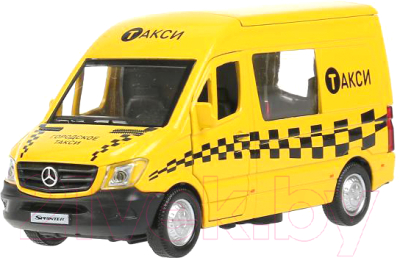 Автомобиль игрушечный Технопарк Mercedes-Benz Sprinter Такси / SPRINTERVAN-14TAX-YE