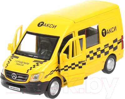 Автомобиль игрушечный Технопарк Mercedes-Benz Sprinter Такси / SPRINTERVAN-14TAX-YE