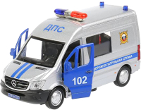 Фургон игрушечный Технопарк Mercedes-Benz Sprinter Полиция / SPRINTERVAN-14POL-SR - 