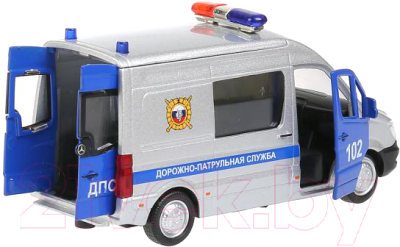 Фургон игрушечный Технопарк Mercedes-Benz Sprinter Полиция / SPRINTERVAN-14POL-SR