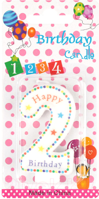 Изображение товара Свеча для торта Darvish Цифра 2 / DV-H-1112 (2)