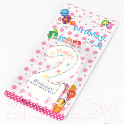 Изображение товара Свеча для торта Darvish Цифра 2 / DV-H-1112 (2)