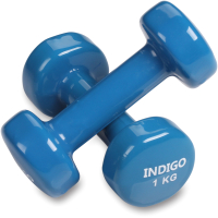 Набор гантелей Indigo 92005 (2x1кг, синий) - 