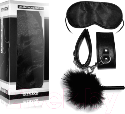 БДСМ-набор LoveToy Deluxe Bondage Kit / SM1003 (черный)