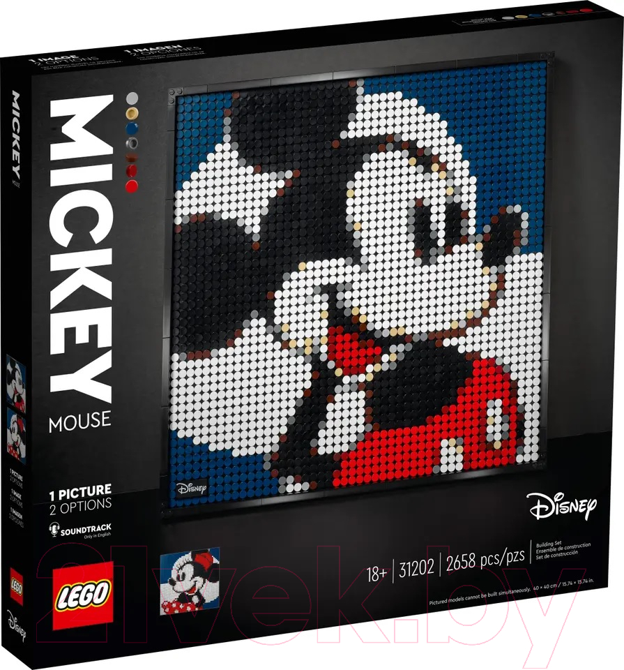 Конструктор Lego Disney Art Микки Маус 31202