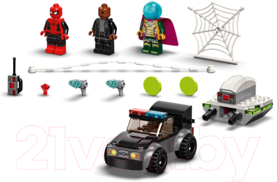Конструктор Lego Super Heroes Человек-паук против атаки дронов Мистерио 76184