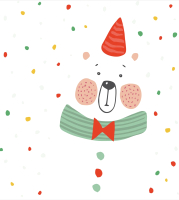 

Набор сервировочных салфеток JoyArty, Новогодний медведь / np_68818